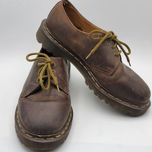 Dr.‎ Martens Brown Leather Men's Shoes Size 5.5 (W-7)